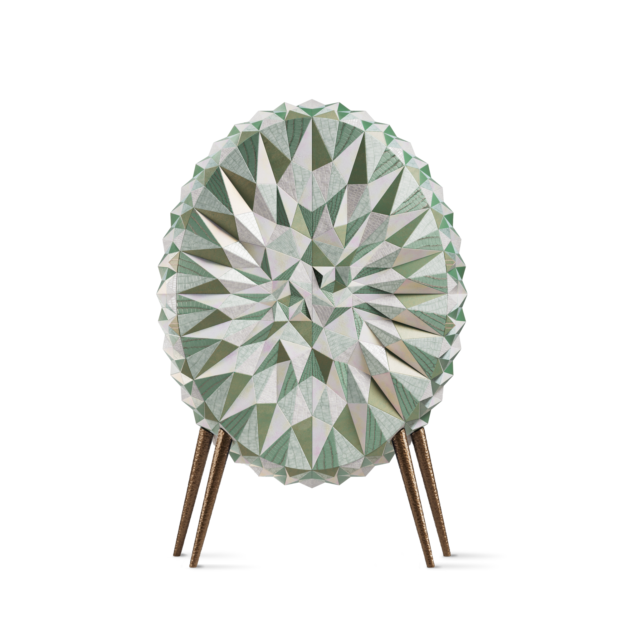 Kaleidoscope Exo - Green - Unique Piece - Trunks, Travel and Home